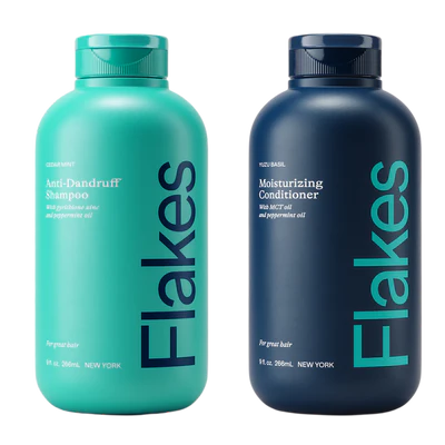 Man using anti dandruff shampoo for men in the shower