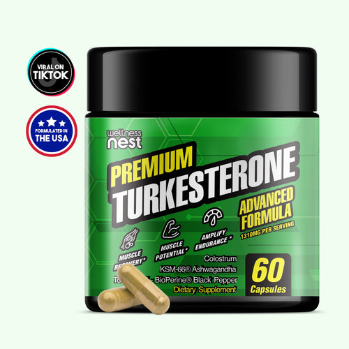 Premium Turkesterone capsules with black pepper and KSM-6