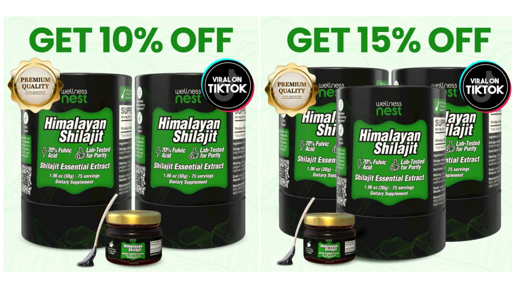 Get 10% off 2 jars of Shilajit